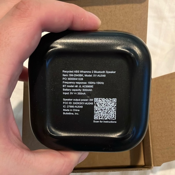 3 for $15 ITEM
Whammo 2 Recycled Bluetooth Speaker NWT - Picture 3 of 3
